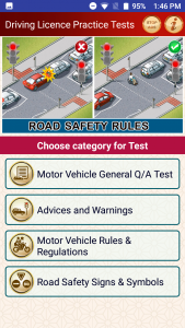 اسکرین شات برنامه Driving Licence Practice Tests & Learner Questions 2