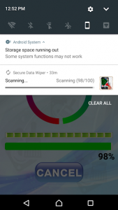 اسکرین شات برنامه Wipe Mobile Phone Storage with Secure Data Wiper 4