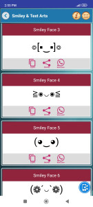 اسکرین شات برنامه Chat Text Arts & Fonts Styles 7