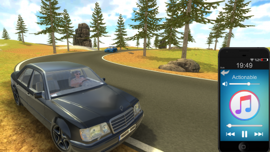 اسکرین شات بازی Benz E500 W124 Drift Simulator 5