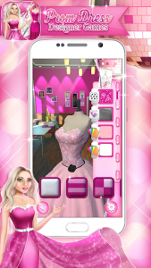 اسکرین شات برنامه Prom Dress Designer Games 3D 4