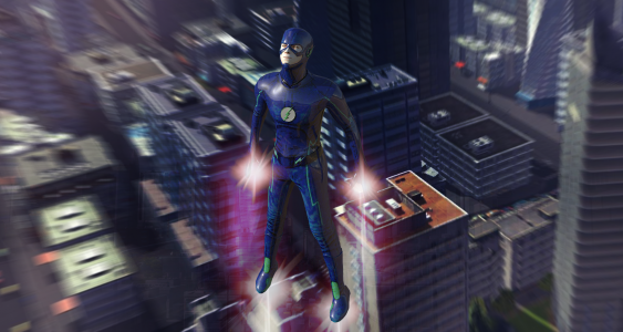 اسکرین شات برنامه Superhero Flying speedster 4