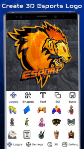 اسکرین شات برنامه 3D Esports Gaming Logo Maker 2