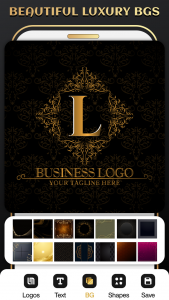 اسکرین شات برنامه Luxury Logo Maker by Quantum 5