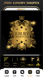 اسکرین شات برنامه Luxury Logo Maker by Quantum 3