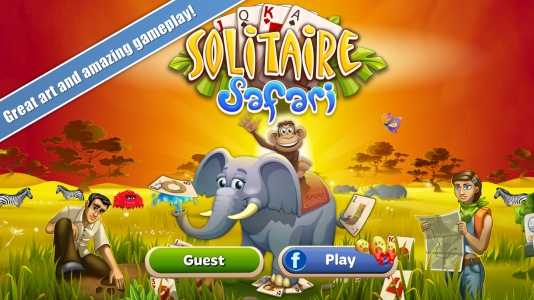 اسکرین شات 1 بازی Solitaire Safari
