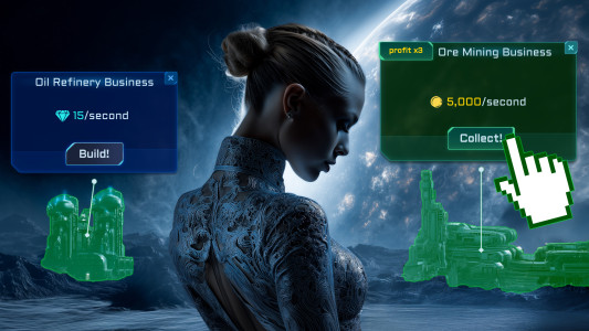 اسکرین شات 1 بازی Idle Space Business Tycoon
