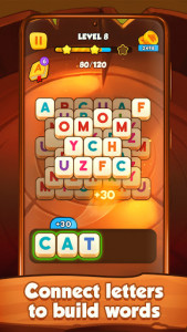 اسکرین شات بازی Words Mahjong - Word search and word connect game 2