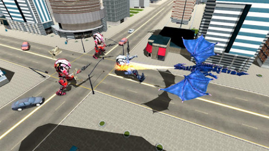 اسکرین شات بازی Transforming Dragon Robot VS Jurassic Dino World 4