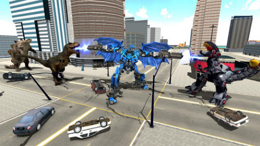 اسکرین شات بازی Transforming Dragon Robot VS Jurassic Dino World 1