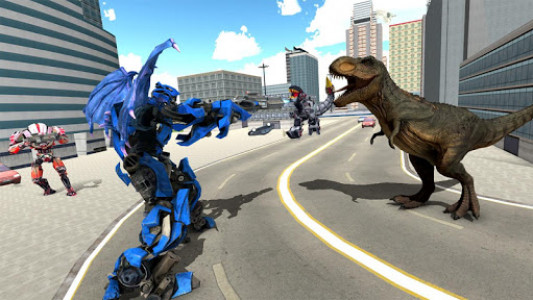 اسکرین شات بازی Transforming Dragon Robot VS Jurassic Dino World 5