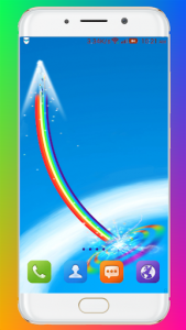 اسکرین شات برنامه Rainbow Wallpaper 4