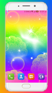 اسکرین شات برنامه Rainbow Wallpaper 2