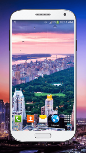 اسکرین شات برنامه Rainy New York Live Wallpaper 4