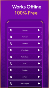 اسکرین شات 6 برنامه Islamic Ringtones 2025 Mp3