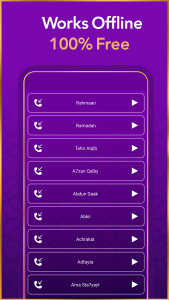اسکرین شات 4 برنامه Islamic Ringtones 2025