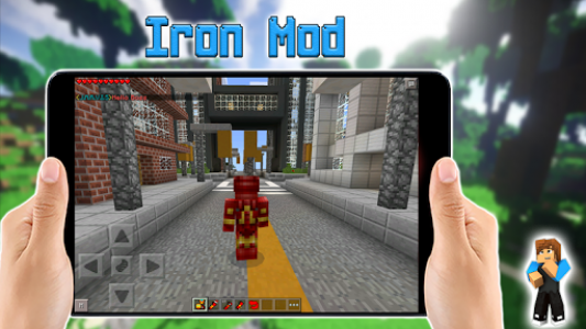 اسکرین شات برنامه Iron Superhero for Minecraft PE 4