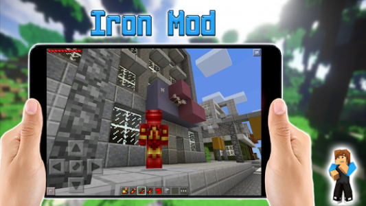 اسکرین شات برنامه Iron Superhero for Minecraft PE 5