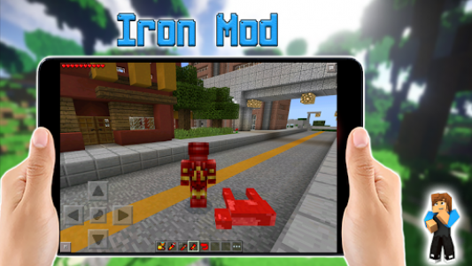 اسکرین شات برنامه Iron Superhero for Minecraft PE 6