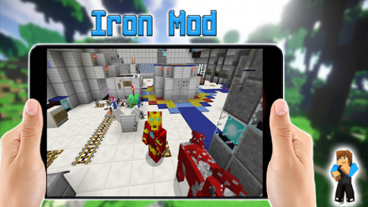 اسکرین شات برنامه Iron Superhero for Minecraft PE 3