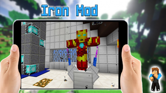 اسکرین شات برنامه Iron Superhero for Minecraft PE 2