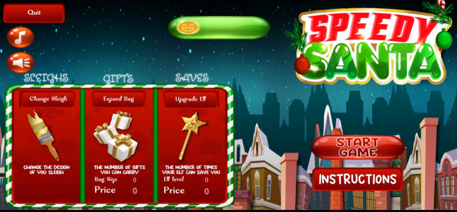 اسکرین شات بازی Speedy Santa 1