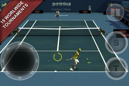 اسکرین شات بازی Cross Court Tennis 2 1