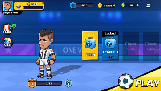 اسکرین شات بازی Soccer Hero - 1vs1 Football 1