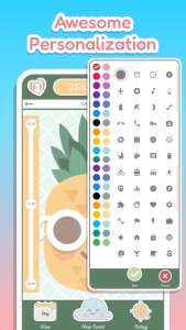 اسکرین شات 5 برنامه Cute Calendar & Daily Planner