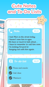 اسکرین شات 3 برنامه Cute Calendar & Daily Planner