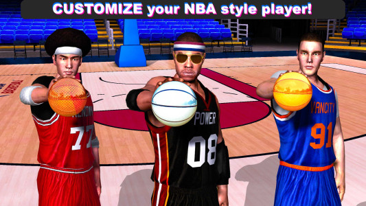 اسکرین شات 2 بازی All Star Basketball: Shootout