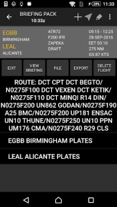 اسکرین شات برنامه RocketRoute FlightPlan 3