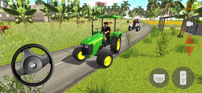 اسکرین شات بازی Indian Tractor Driving 3D 3