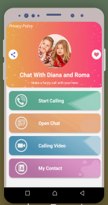 اسکرین شات برنامه Chat With Diana & Roma 5
