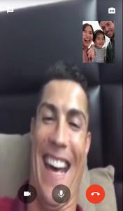 اسکرین شات برنامه Fake Ronaldo Video Call 4