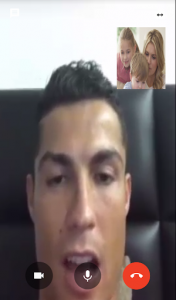 اسکرین شات برنامه Fake Ronaldo Video Call 6