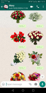 اسکرین شات برنامه WASticker - Love stickers 6