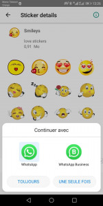 اسکرین شات برنامه WASticker - Love stickers 5