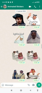 اسکرین شات برنامه Arabic Stickers-WASticker 1