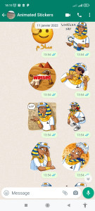 اسکرین شات برنامه Arabic Stickers-WASticker 8