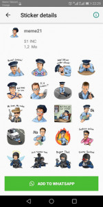 اسکرین شات برنامه Funny Memes Stickers  - WAStickerApps 2020 7