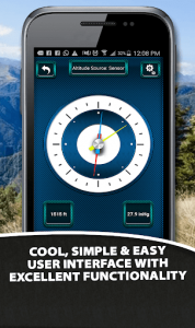 اسکرین شات برنامه Perfect Altitude Meter With Smart Gyro Compass 5