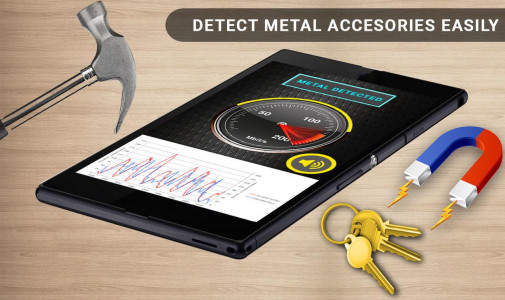 اسکرین شات برنامه Metal Detector HidenMetal Find 1