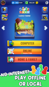 اسکرین شات 3 بازی Ludo - Offline Board Game