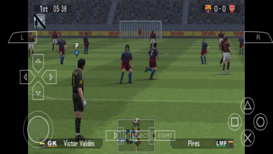 اسکرین شات بازی شبیه ساز  فوتبال pes 2005 5