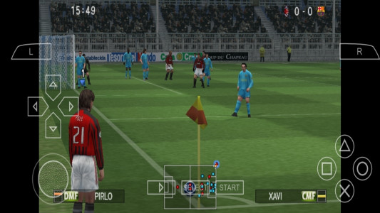 اسکرین شات بازی شبیه ساز فوتبال pes 2008 5