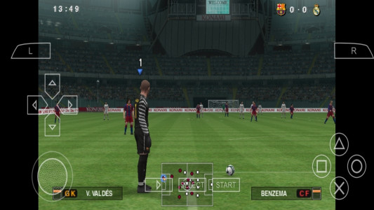 اسکرین شات بازی شبیه ساز فوتبال pes 2011 5