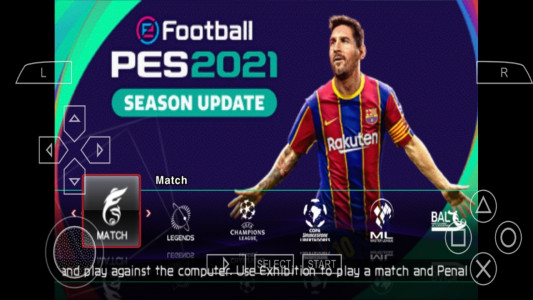 اسکرین شات بازی فوتبال PES 2021 2