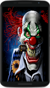 اسکرین شات برنامه Scary Clown Wallpaper 3