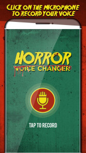 اسکرین شات برنامه Scary Voice Changer App 1